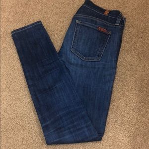 7 for all mankind “the skinny” size 23